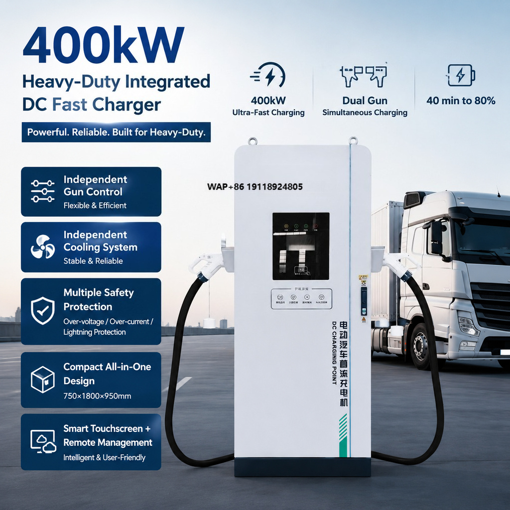 Power Outdoor - 400kW Commercial DC EV Charger Dual