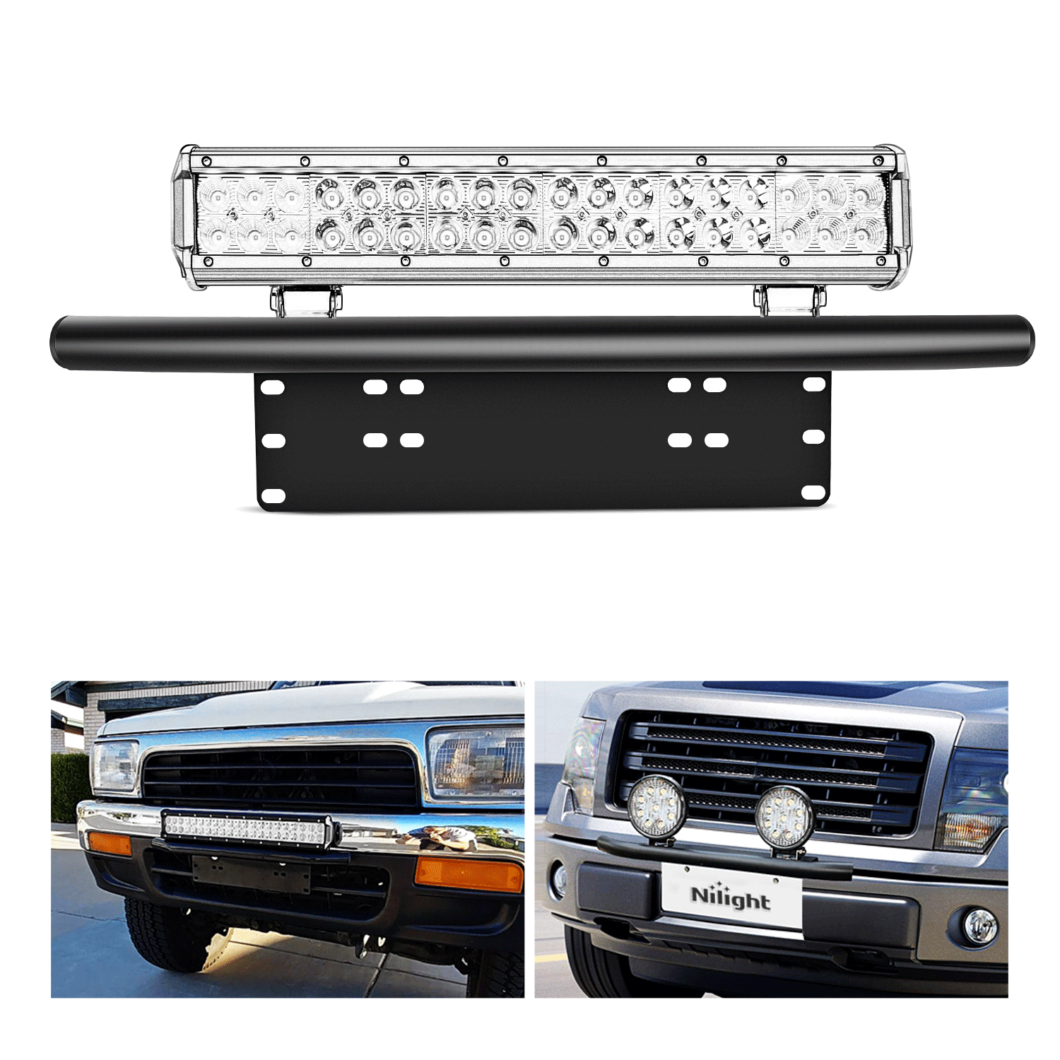 Outdoor Power Xtreme - Nilight - 90021B Light Bar Mounting