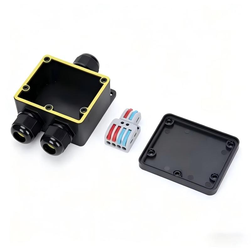 Outdoor Power Distribution Box - Junction Box Waterproof IP68 2 Way