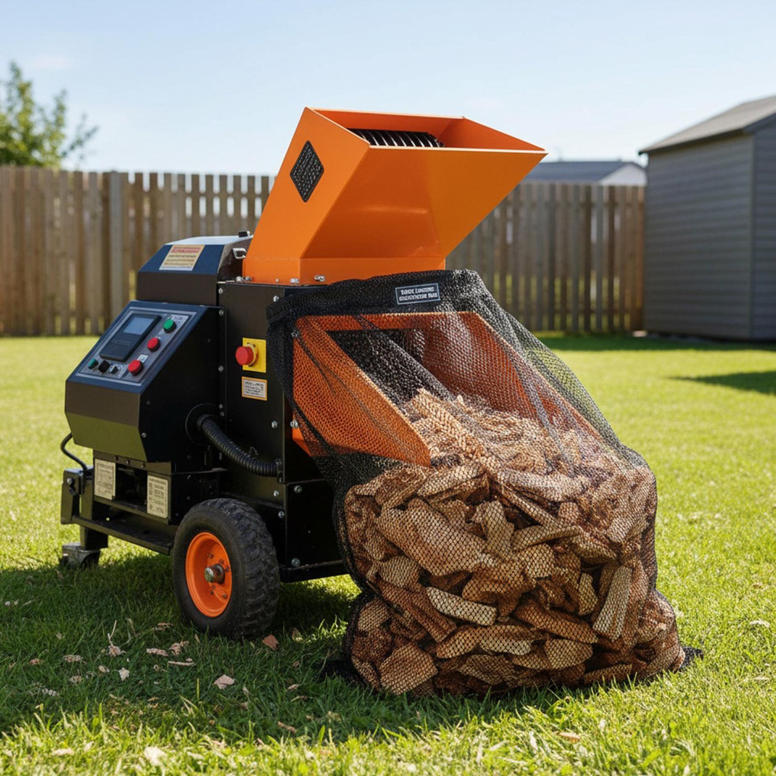 Wood Chipper Bag Collection Un - Garden Shredder Chipper recension och pris