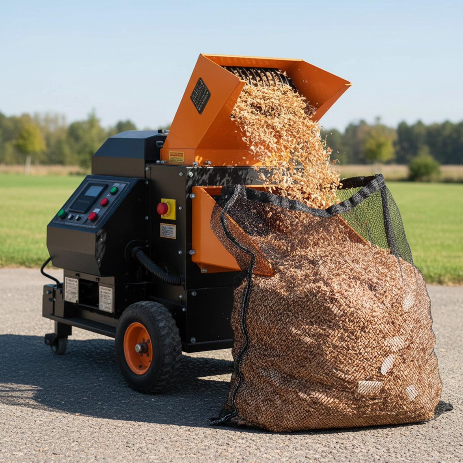 Wood Chipper Bag Collection Un - Garden Shredder Chipper recension och pris