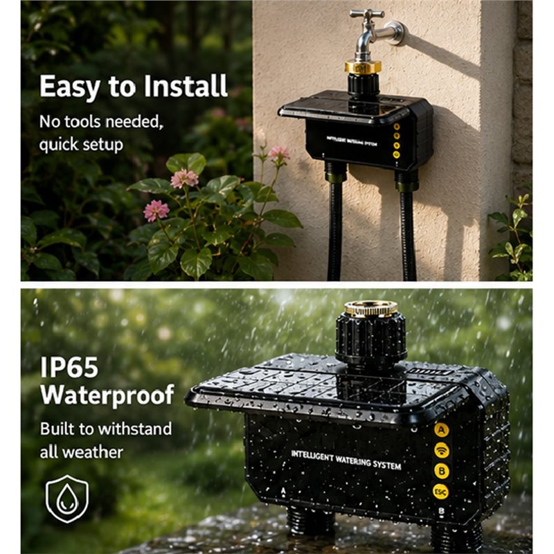 Solar Powered Outdoor Water Ti - Outdoor Power Outlet Wifi recension och pris