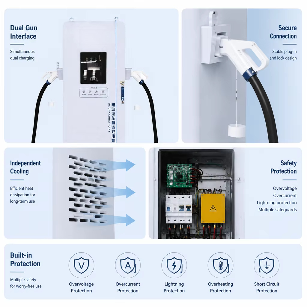 400kW Commercial DC EV Charger - Power Outdoor recension och pris