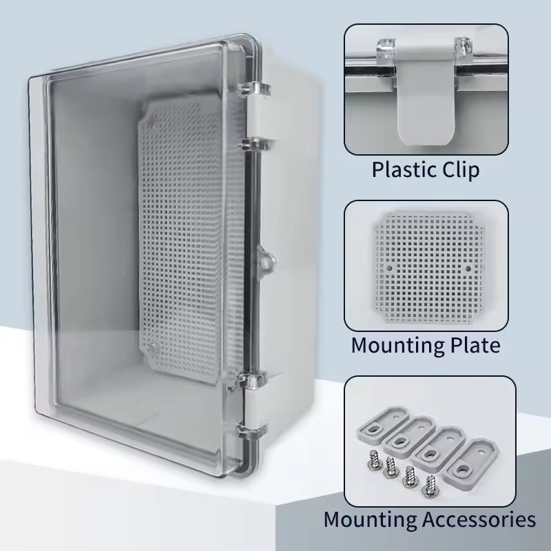 IP66 Electrical Plastic Enclos - Outdoor Power Distribution Box recension och pris