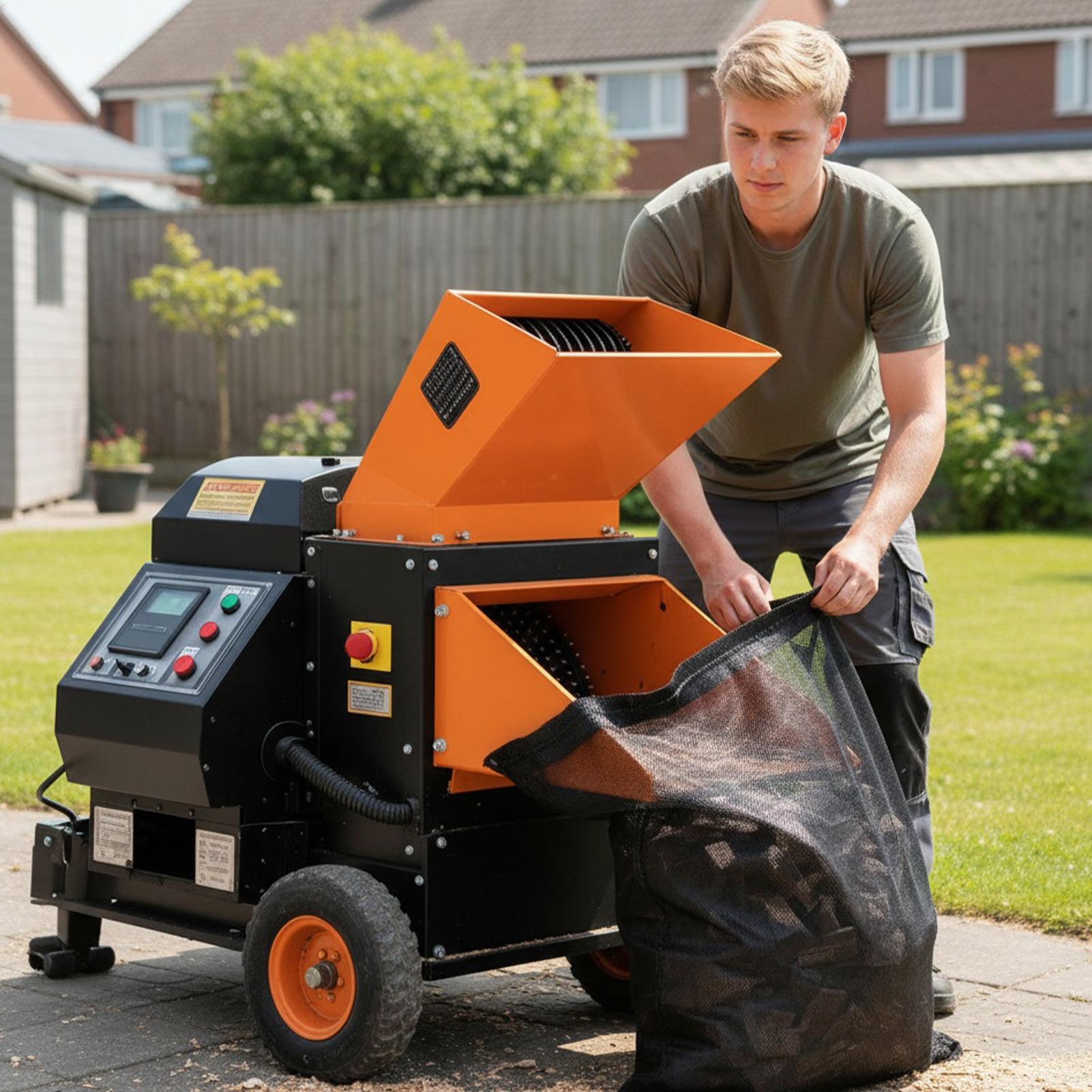 Wood Chipper Collection Bag Me - Garden Shredder Chipper recension och pris