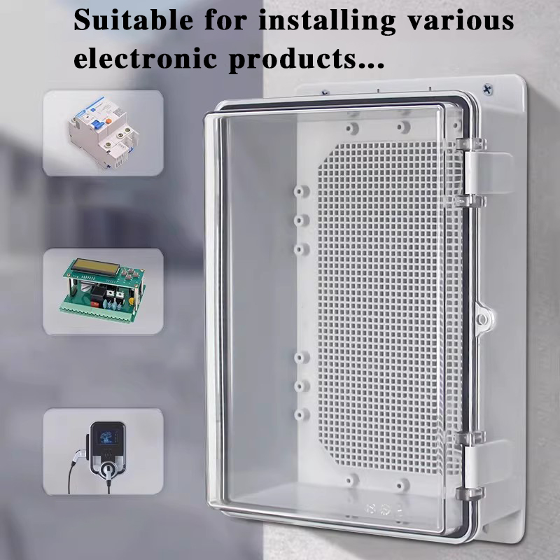 IP66 Waterproof Grey/Transpare - Outdoor Power Distribution Box recension och pris