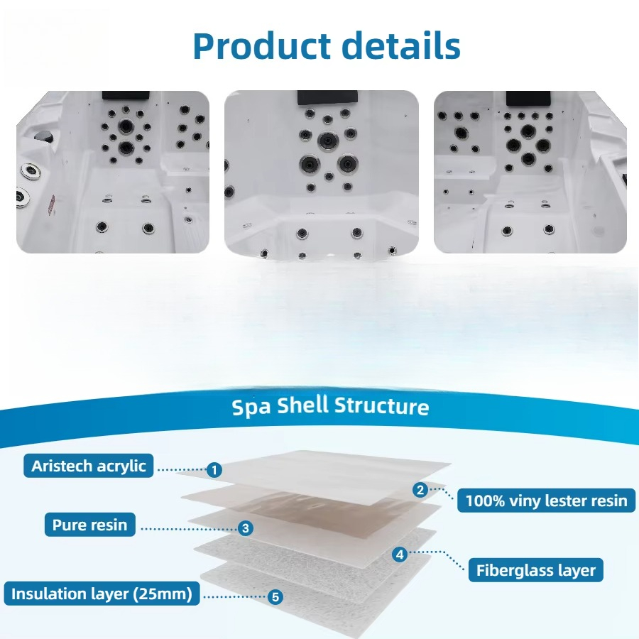 5 Person Premium Outdoor Spa T - Outdoor Power For Hot Tub recension och pris