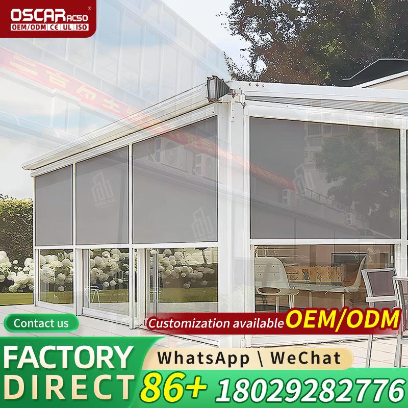 Outdoor Porch Enclosure Kit Be - Outdoor Power Roller Shades recension och pris