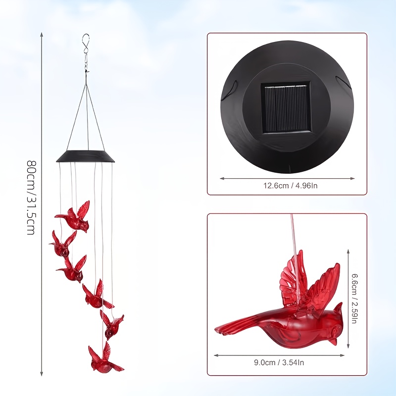 Solar-Powered Flaming Bird Win - Power Outdoor recension och pris